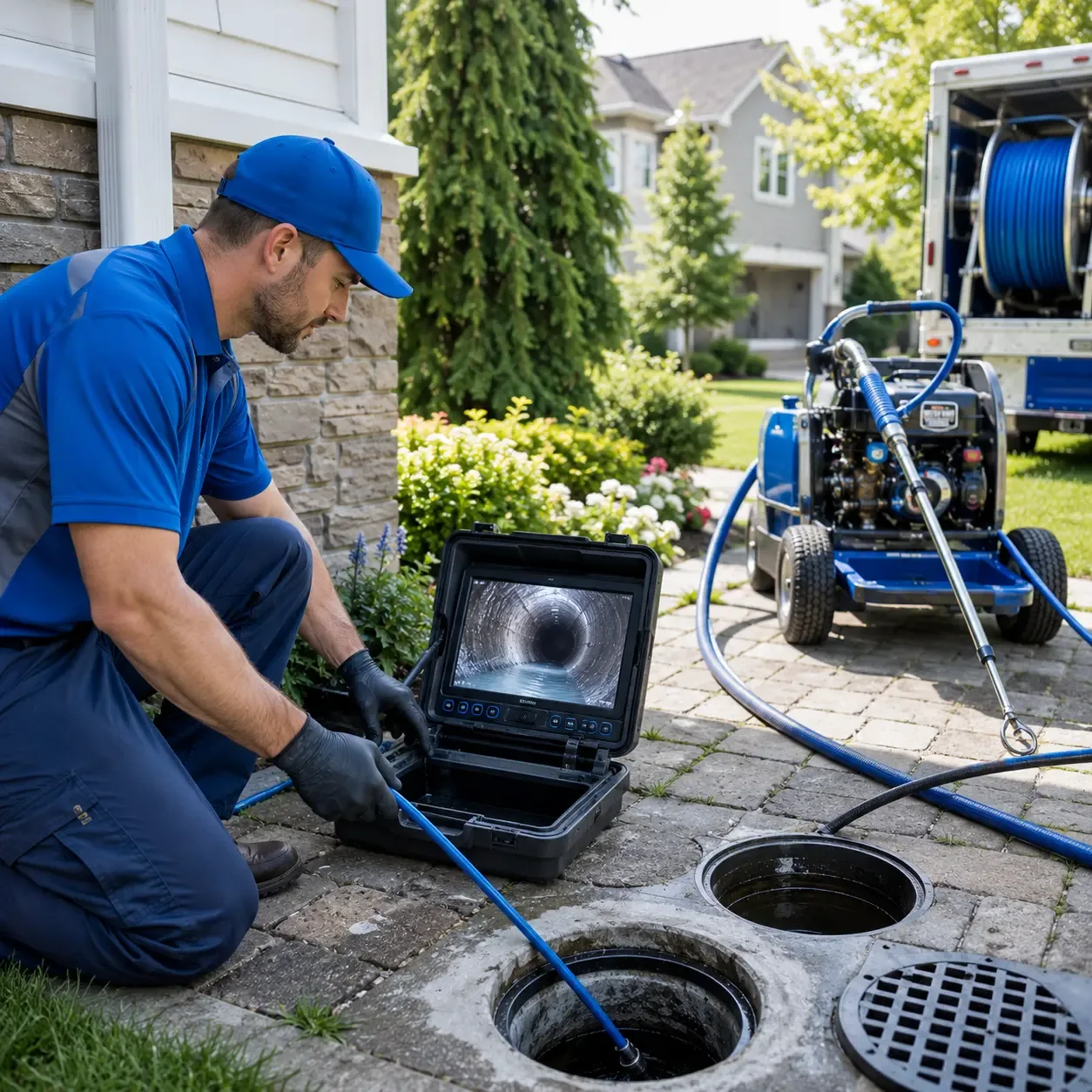 Outdoor drain cleaning professionals serving Foxworth, MS